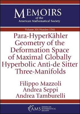 Para-HyperKahler Geometry of the Deformation Space of Maximal Globally Hyperbolic Anti-de Sitter Three-Manifolds - Filippo Mazzoli, Andrea Seppi, Andrea Tamburelli