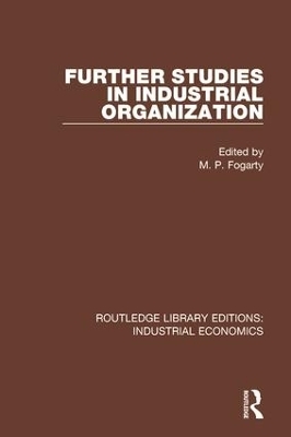 Further Studies in Industrial Organization - 