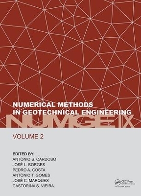 Numerical Methods in Geotechnical Engineering IX, Volume 2 - 