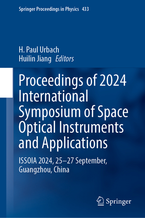 Proceedings of 2024 International Symposium of Space Optical Instruments and Applications - 