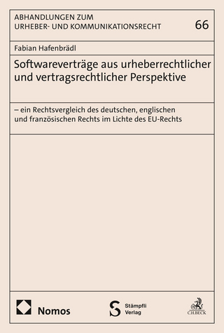 Softwareverträge aus urheberrechtlicher und vertragsrechtlicher Perspektive- ein Rechtsvergleich des deutschen, englischen und französischen Rechts im Lichte des EU-Rechts