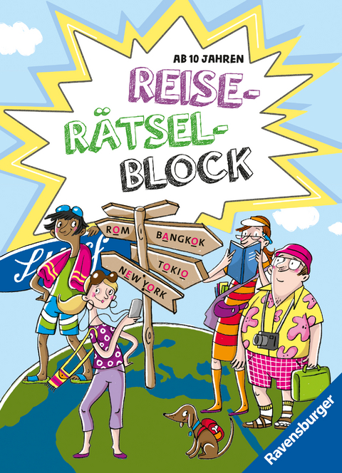 Reise-R&auml;tselblock ab 10 Jahren - Cornelia Rist, Dominique Conte