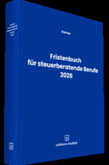 Fristenbuch für steuerberatende Berufe 2026 - 