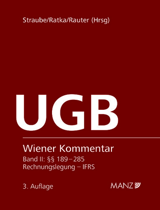 Wiener Kommentar zum UGB Rechnungslegung, 3.Auflage - Manfred Straube; Thomas Ratka; Roman Alexander Rauter