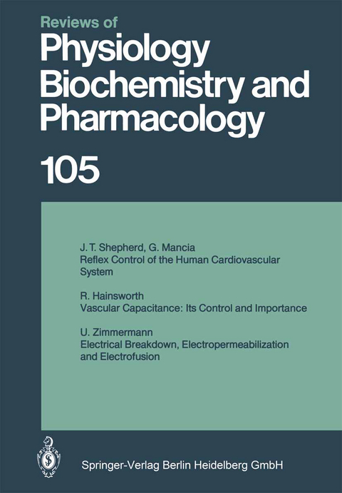 Reviews of Physiology, Biochemistry and Pharmacology