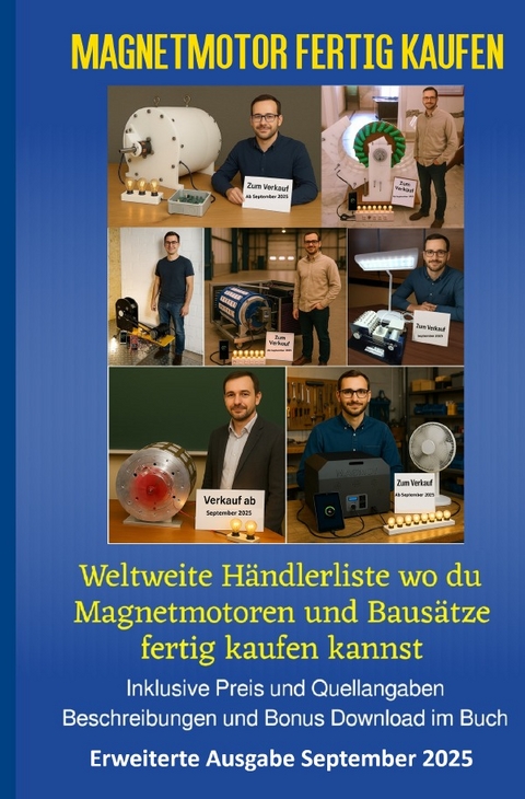 Magnetmotor fertig kaufen Ausgabe September 2025 - J&uuml;rgen Wenz