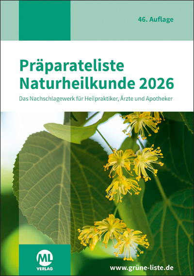 Pr&auml;parateliste der Naturheilkunde 2026 -  ML Verlag,  mgo fachverlage GmbH &  Co. KG