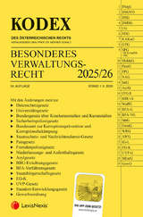 KODEX Besonderes Verwaltungsrecht 2025/26 - inkl. App - Doralt, Werner