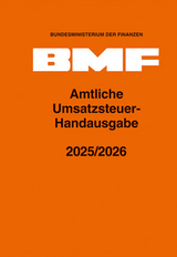 Amtliche Umsatzsteuer-Handausgabe 2025/2026 - 