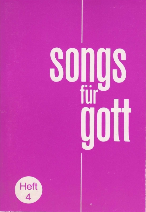 Songs f&uuml;r Gott - Dieter Corbach