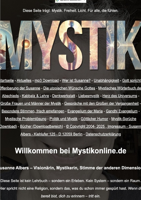 Das mystische W&ouml;rterbuch des Abschieds - Susanne Albers