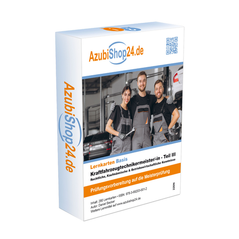 Lernkarten Kraftfahrzeugtechnikmeister Teil 3 - Daniel Becker