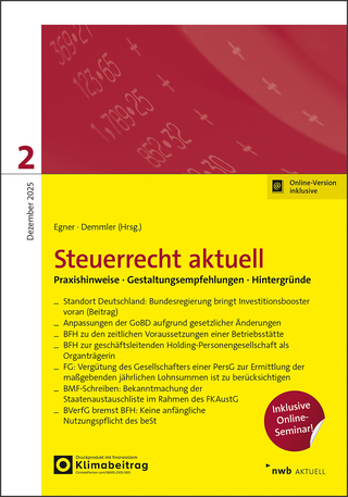 NWB Steuerrecht aktuell 2/2025