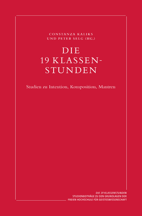 Die 19 Klassenstunden - 