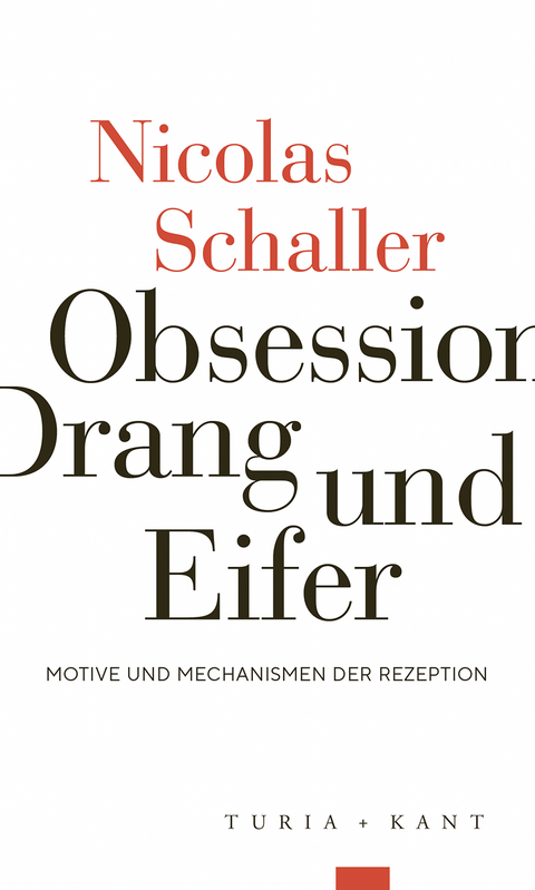 Obsession, Drang und Eifer - Nicolas Schaller