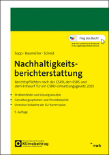 Nachhaltigkeitsberichterstattung - Sopp, Karina; Baumüller, Josef; Scheid, Oliver