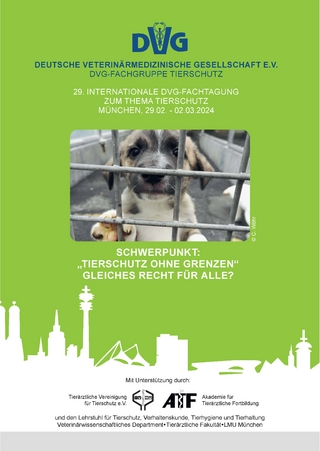 29. Internationale DVG-Fachtagung zum Thema Tierschutz 2024