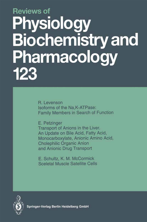 Reviews of Physiology, Biochemistry and Pharmacology - M. P. Blaustein, H. Grunicke, E. Habermann, D. Pette, H. Reuter, B. Sakmann, M. Schweiger, E. R. Weibel, E. M. Wright