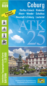 ATK25-B09 Coburg (Amtliche Topographische Karte 1:25000) - 
