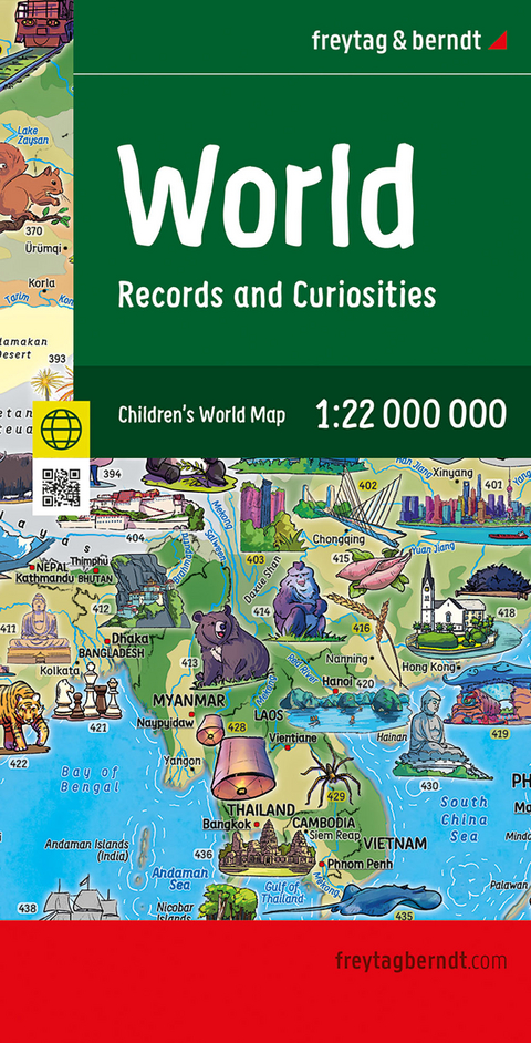 World Map for Children, 1:22.000.000, folded, freytag & berndt