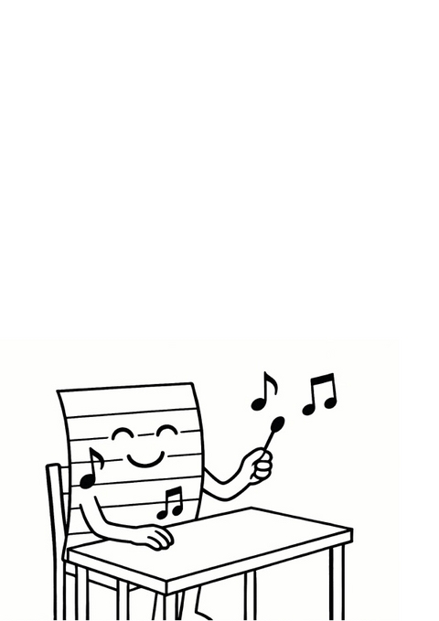 Notenheft: DIN A4 Notenlinienheft | 60 Seiten mit 12 Notenzeilen / Systeme pro Blatt | Papier 90g/m&sup2; | Musikheft mit Notenlinien - Jakob Welik