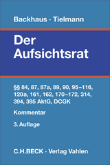 Der Aufsichtsrat - Backhaus, Richard; Tielmann, Jörgen