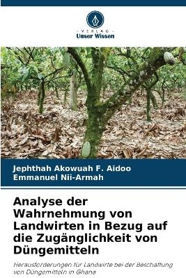 Analyse der Wahrnehmung von Landwirten in Bezug auf die Zugänglichkeit von Düngemitteln