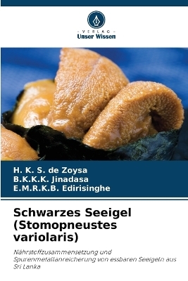 Schwarzes Seeigel (Stomopneustes variolaris) - H K S de Zoysa, B K K K Jinadasa, E M R K B Edirisinghe