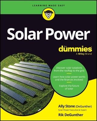 Solar Power For Dummies - Ally Stone, Rik DeGunther