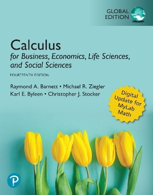Calculus for Business, Economics, Life Sciences, and Social Sciences, Global Edition -- MyLab Math with Pearson eText - Raymond Barnett, Michael Ziegler, Karl Byleen, Christopher Stocker