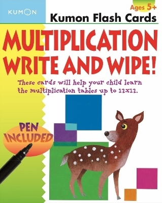 Kumon Multiplication Write and Wipe Flash Cards -  Kumon
