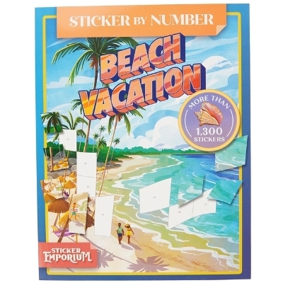 Sticker by Number Beach Vacation