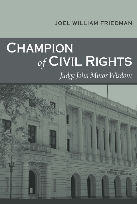 Champion of Civil Rights - Joel William Friedman