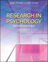 Research in Psychology, with eBook Access Code - Goodwin, Kerri A; Goodwin, C James