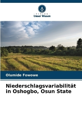 Niederschlagsvariabilität in Oshogbo, Osun State