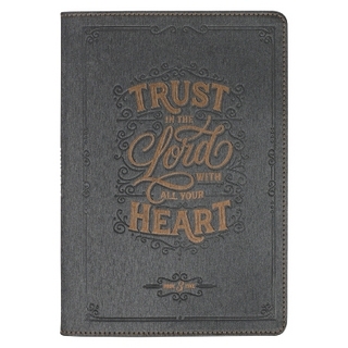Journal Classic Charcoal Trust in the Lord Prov. 3:5