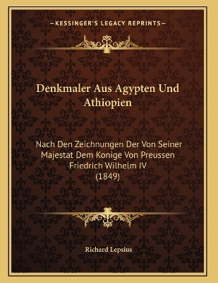 Denkmaler Aus Agypten Und Athiopien