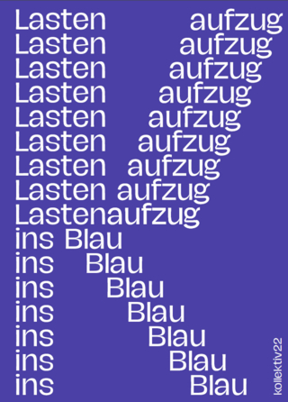 Lastenaufzug ins Blau