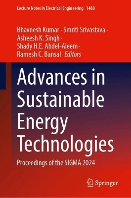 Advances in Sustainable Energy Technologies - 