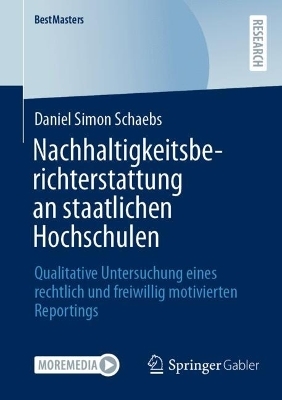 Nachhaltigkeitsberichterstattung an staatlichen Hochschulen - Daniel Simon Schaebs