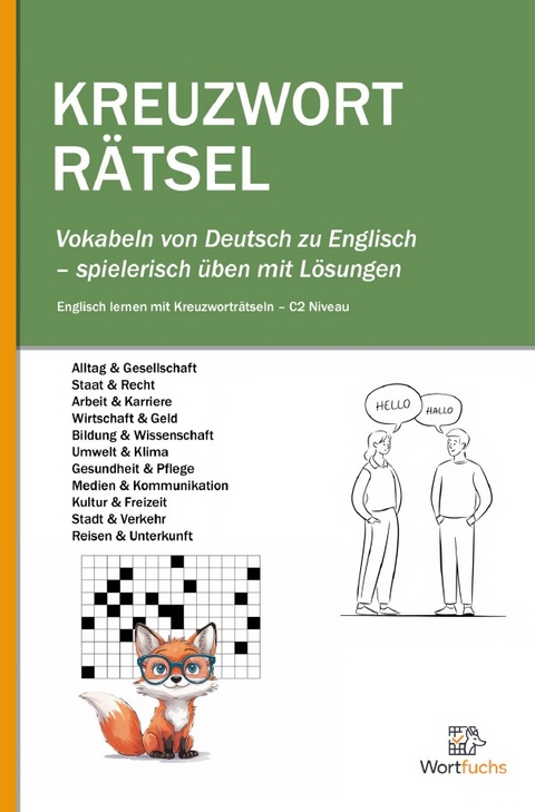 Kreuzworträtsel Deutsch - Englisch - Wortfuchs Kreuzworträtsel