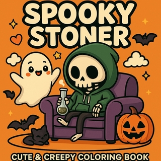Spooky Stoner – Cute & Creepy Coloring Fun