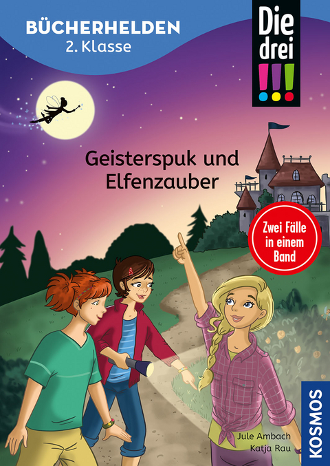 Die drei !!!, Bücherhelden 2. Klasse, Doppelband, Geisterspuk und Elfenzauber - Jule Ambach