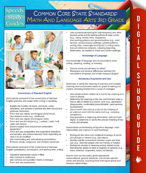 Common Core State Standards: Math And Language Arts 3rd Grade - Speedy Publishing