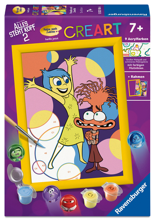 Ravensburger CreArt - Malen nach Zahlen 12023106 - Freude und Zweifel - Kinder ab 7 Jahren