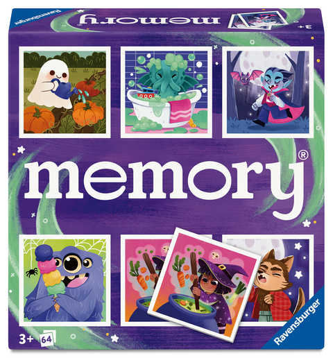 Grusel memory&reg; - Gesellschaftsspiel & Brettspiel ab 3 Jahre - William H. Hurter