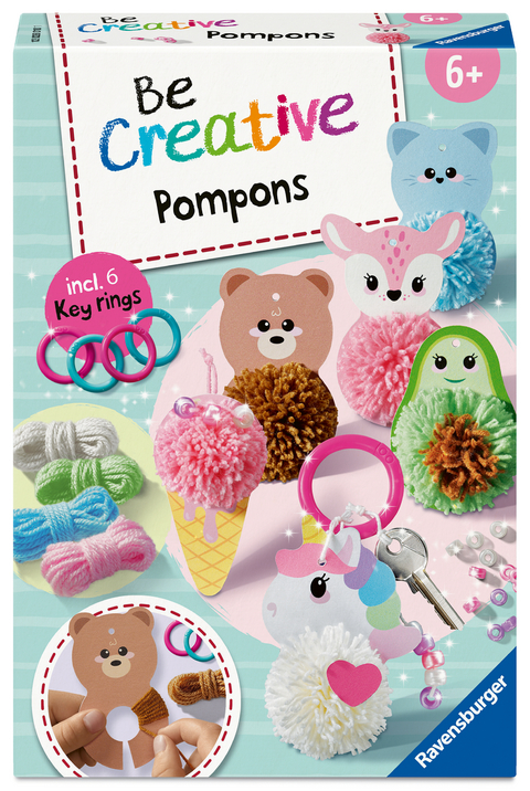 BeCreative Midi - Pompons Kawaii
