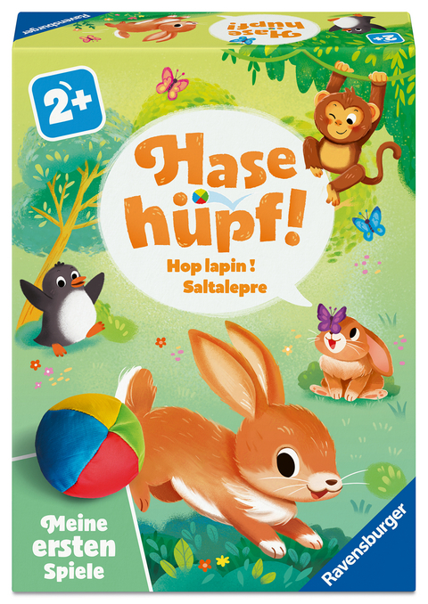 Hase h&uuml;pf! - Kinderspiel ab 2 Jahre - Anja Wrede, Christoph Cantzler