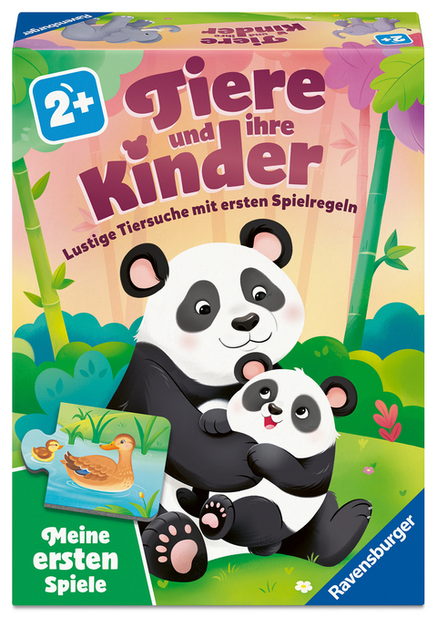 Tiere und ihre Kinder - Kinderspiel ab 2 Jahre