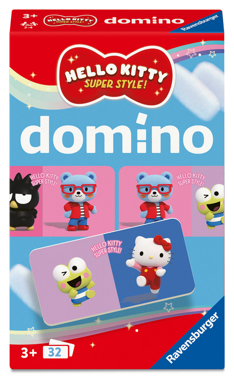 Domino Hello Kitty - Reisespiel ab 3 Jahre